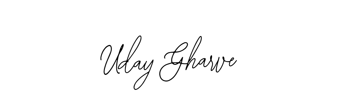 Make a beautiful signature design for name Uday Gharve. With this signature (Bearetta-2O07w) style, you can create a handwritten signature for free. Uday Gharve signature style 12 images and pictures png