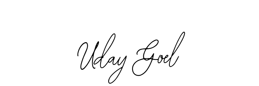 Make a short Uday Goel signature style. Manage your documents anywhere anytime using Bearetta-2O07w. Create and add eSignatures, submit forms, share and send files easily. Uday Goel signature style 12 images and pictures png
