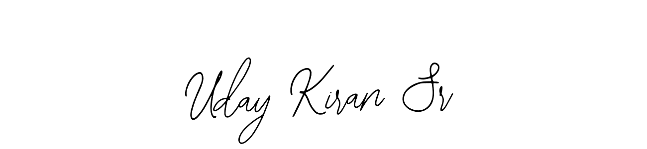 Uday Kiran Sr stylish signature style. Best Handwritten Sign (Bearetta-2O07w) for my name. Handwritten Signature Collection Ideas for my name Uday Kiran Sr. Uday Kiran Sr signature style 12 images and pictures png