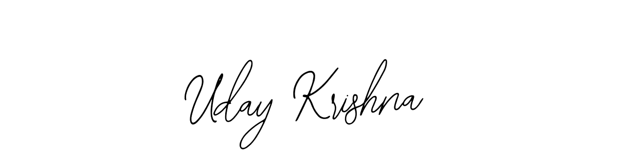 Make a short Uday Krishna signature style. Manage your documents anywhere anytime using Bearetta-2O07w. Create and add eSignatures, submit forms, share and send files easily. Uday Krishna signature style 12 images and pictures png