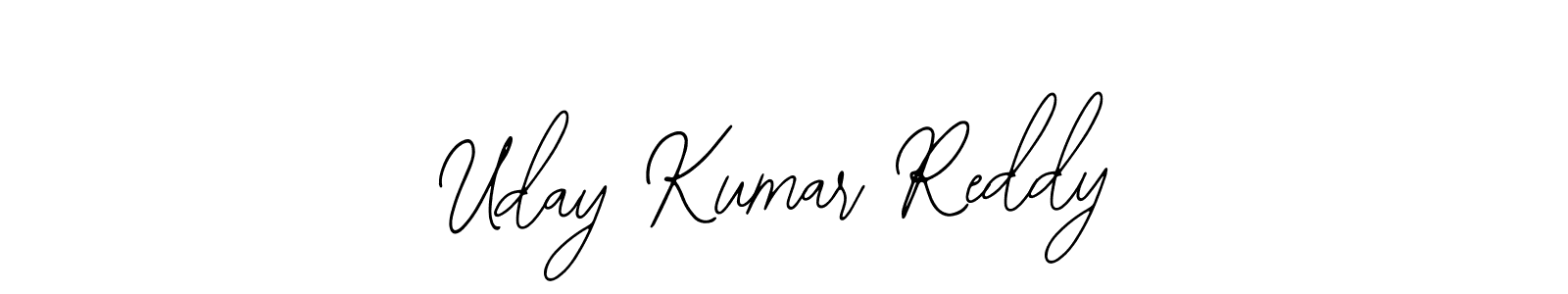 Create a beautiful signature design for name Uday Kumar Reddy. With this signature (Bearetta-2O07w) fonts, you can make a handwritten signature for free. Uday Kumar Reddy signature style 12 images and pictures png