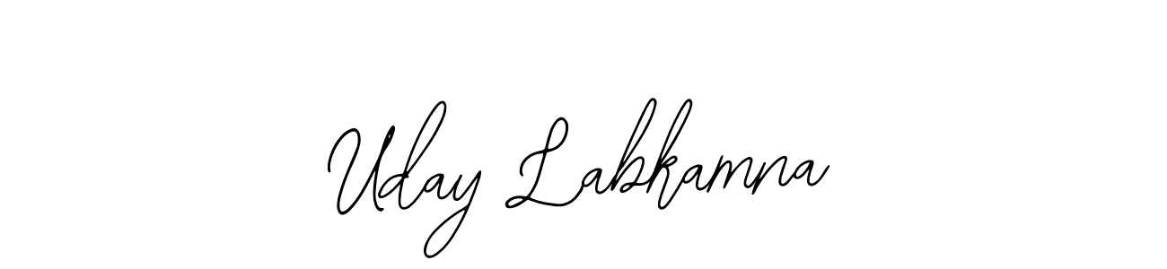 if you are searching for the best signature style for your name Uday Labkamna. so please give up your signature search. here we have designed multiple signature styles  using Bearetta-2O07w. Uday Labkamna signature style 12 images and pictures png