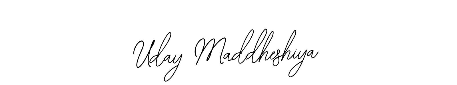 Uday Maddheshiya stylish signature style. Best Handwritten Sign (Bearetta-2O07w) for my name. Handwritten Signature Collection Ideas for my name Uday Maddheshiya. Uday Maddheshiya signature style 12 images and pictures png