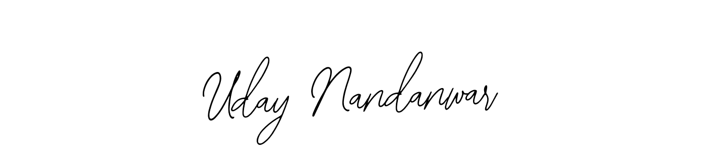 It looks lik you need a new signature style for name Uday Nandanwar. Design unique handwritten (Bearetta-2O07w) signature with our free signature maker in just a few clicks. Uday Nandanwar signature style 12 images and pictures png