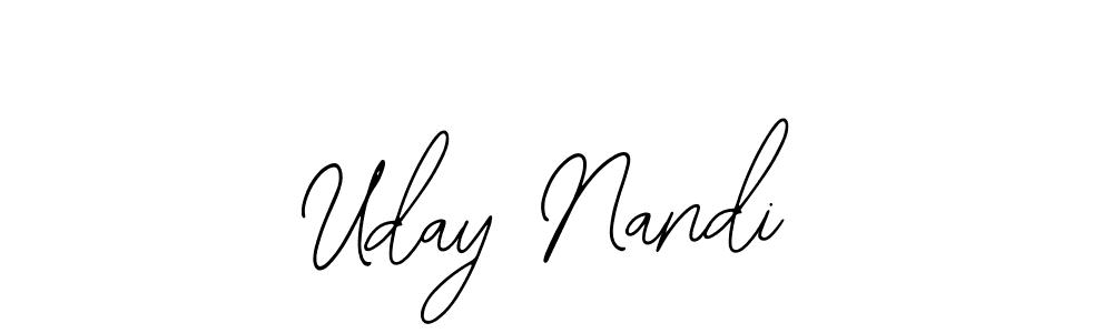 Make a beautiful signature design for name Uday Nandi. With this signature (Bearetta-2O07w) style, you can create a handwritten signature for free. Uday Nandi signature style 12 images and pictures png