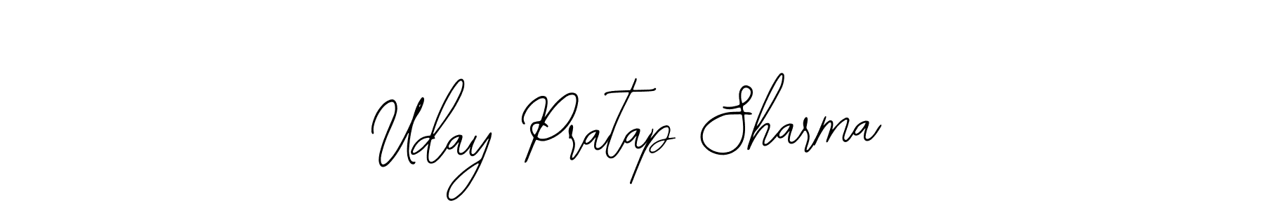 How to make Uday Pratap Sharma name signature. Use Bearetta-2O07w style for creating short signs online. This is the latest handwritten sign. Uday Pratap Sharma signature style 12 images and pictures png
