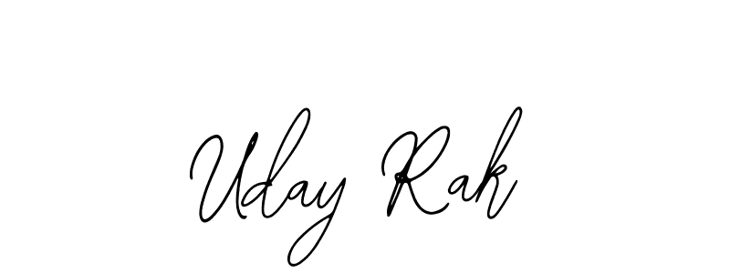 You can use this online signature creator to create a handwritten signature for the name Uday Rak. This is the best online autograph maker. Uday Rak signature style 12 images and pictures png