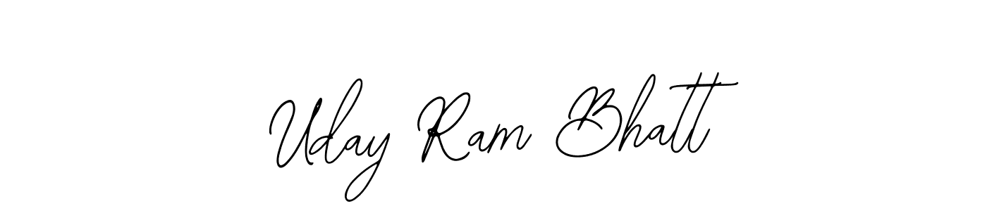 This is the best signature style for the Uday Ram Bhatt name. Also you like these signature font (Bearetta-2O07w). Mix name signature. Uday Ram Bhatt signature style 12 images and pictures png