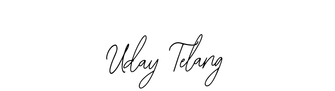 Make a beautiful signature design for name Uday Telang. Use this online signature maker to create a handwritten signature for free. Uday Telang signature style 12 images and pictures png