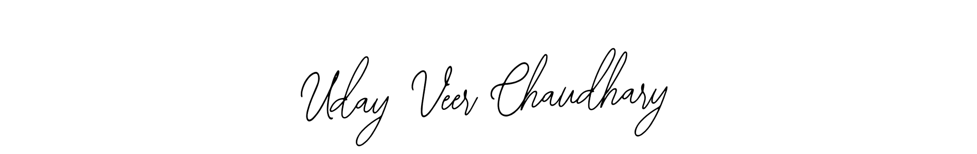 You should practise on your own different ways (Bearetta-2O07w) to write your name (Uday Veer Chaudhary) in signature. don't let someone else do it for you. Uday Veer Chaudhary signature style 12 images and pictures png