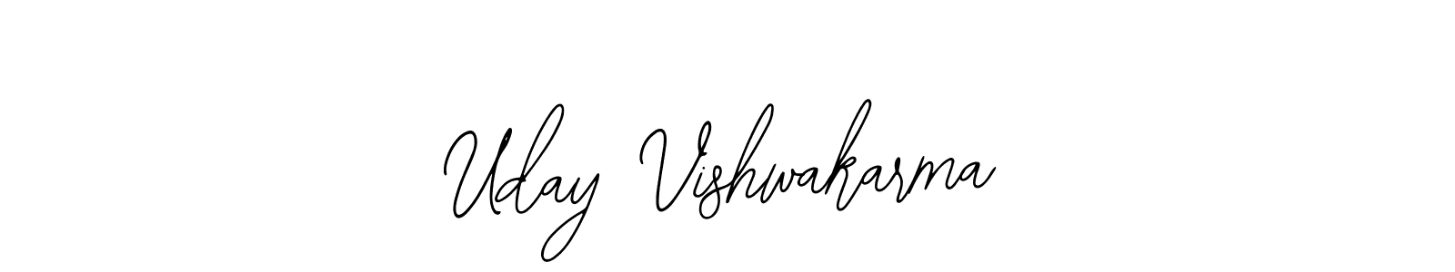 Also we have Uday Vishwakarma name is the best signature style. Create professional handwritten signature collection using Bearetta-2O07w autograph style. Uday Vishwakarma signature style 12 images and pictures png