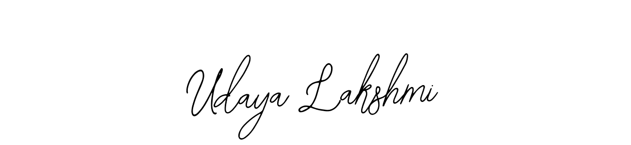 It looks lik you need a new signature style for name Udaya Lakshmi. Design unique handwritten (Bearetta-2O07w) signature with our free signature maker in just a few clicks. Udaya Lakshmi signature style 12 images and pictures png