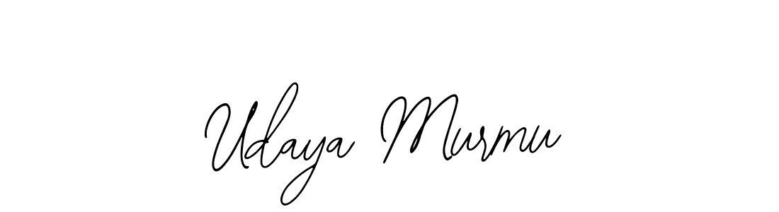 Also we have Udaya Murmu name is the best signature style. Create professional handwritten signature collection using Bearetta-2O07w autograph style. Udaya Murmu signature style 12 images and pictures png