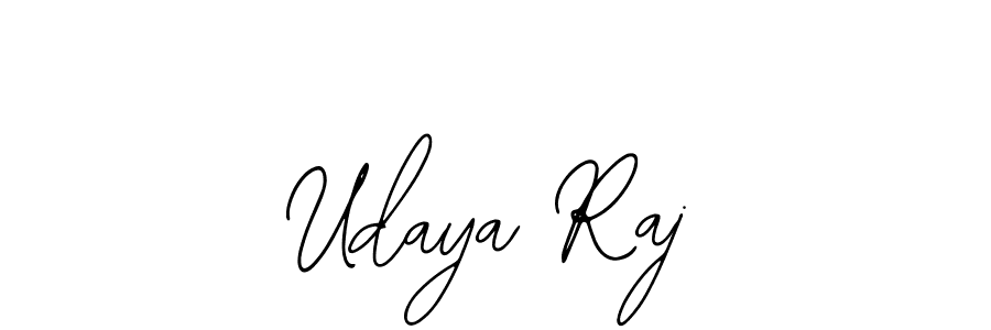 Udaya Raj stylish signature style. Best Handwritten Sign (Bearetta-2O07w) for my name. Handwritten Signature Collection Ideas for my name Udaya Raj. Udaya Raj signature style 12 images and pictures png