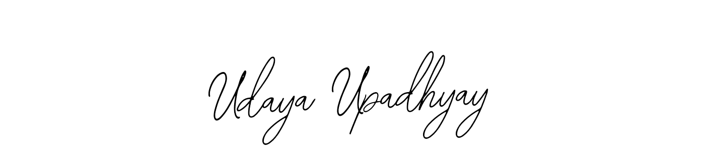 if you are searching for the best signature style for your name Udaya Upadhyay. so please give up your signature search. here we have designed multiple signature styles  using Bearetta-2O07w. Udaya Upadhyay signature style 12 images and pictures png