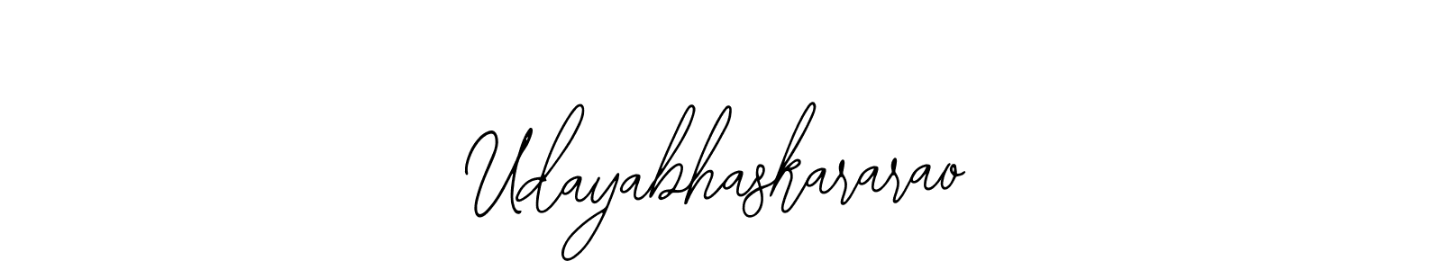 You should practise on your own different ways (Bearetta-2O07w) to write your name (Udayabhaskararao) in signature. don't let someone else do it for you. Udayabhaskararao signature style 12 images and pictures png