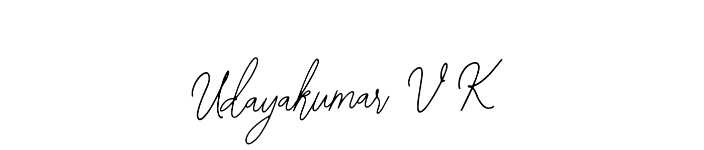 Make a beautiful signature design for name Udayakumar V K. Use this online signature maker to create a handwritten signature for free. Udayakumar V K signature style 12 images and pictures png