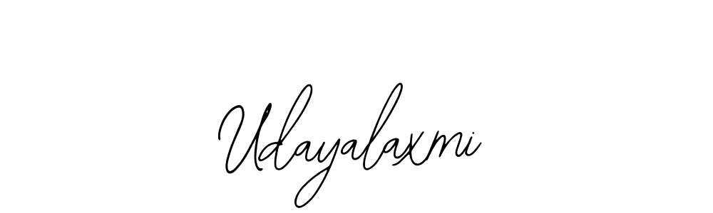 Design your own signature with our free online signature maker. With this signature software, you can create a handwritten (Bearetta-2O07w) signature for name Udayalaxmi. Udayalaxmi signature style 12 images and pictures png