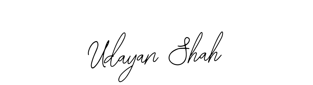 Similarly Bearetta-2O07w is the best handwritten signature design. Signature creator online .You can use it as an online autograph creator for name Udayan Shah. Udayan Shah signature style 12 images and pictures png