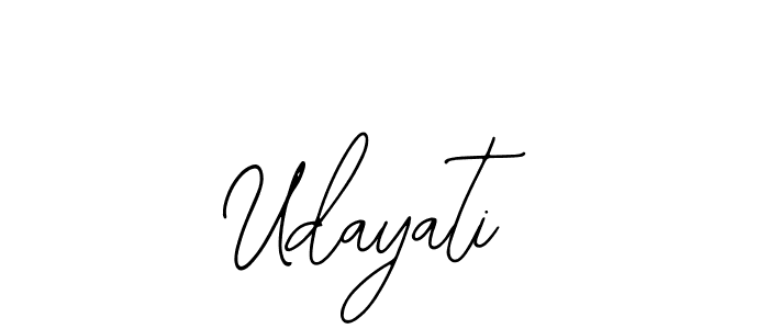 if you are searching for the best signature style for your name Udayati. so please give up your signature search. here we have designed multiple signature styles  using Bearetta-2O07w. Udayati signature style 12 images and pictures png