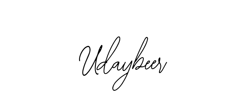 Use a signature maker to create a handwritten signature online. With this signature software, you can design (Bearetta-2O07w) your own signature for name Udaybeer. Udaybeer signature style 12 images and pictures png