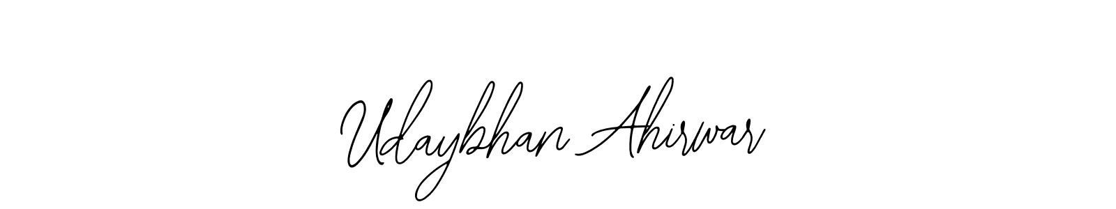 Create a beautiful signature design for name Udaybhan Ahirwar. With this signature (Bearetta-2O07w) fonts, you can make a handwritten signature for free. Udaybhan Ahirwar signature style 12 images and pictures png