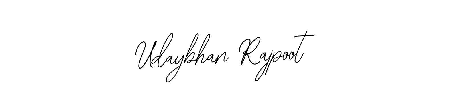 Design your own signature with our free online signature maker. With this signature software, you can create a handwritten (Bearetta-2O07w) signature for name Udaybhan Rajpoot. Udaybhan Rajpoot signature style 12 images and pictures png
