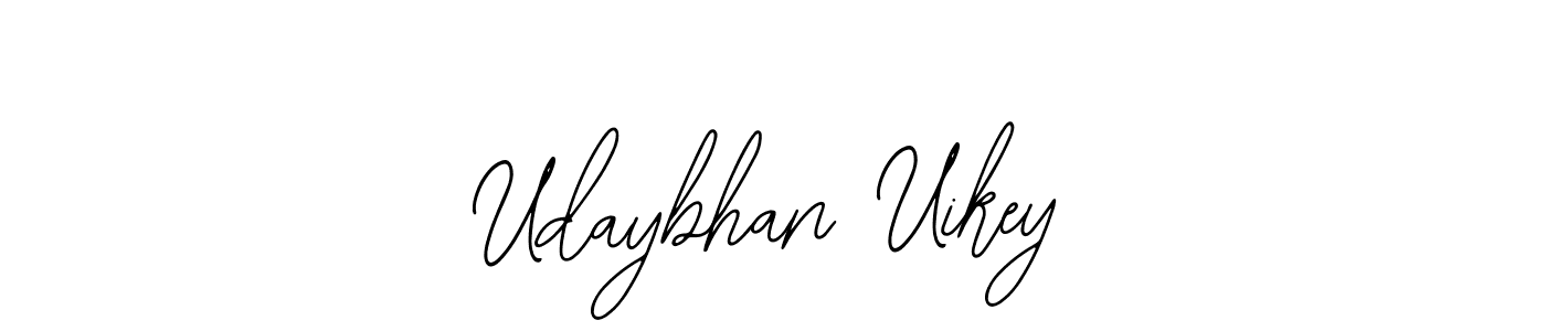 You should practise on your own different ways (Bearetta-2O07w) to write your name (Udaybhan Uikey) in signature. don't let someone else do it for you. Udaybhan Uikey signature style 12 images and pictures png