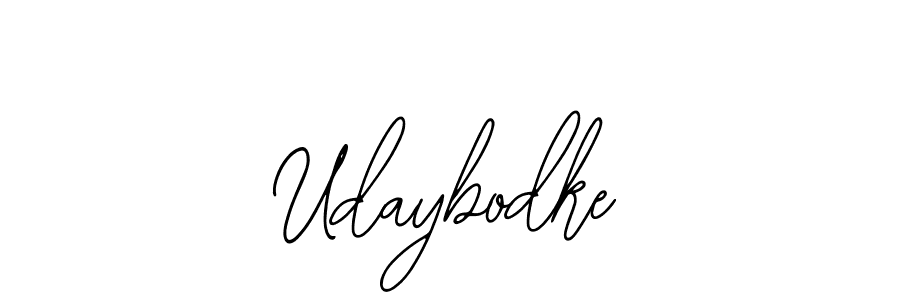 Similarly Bearetta-2O07w is the best handwritten signature design. Signature creator online .You can use it as an online autograph creator for name Udaybodke. Udaybodke signature style 12 images and pictures png