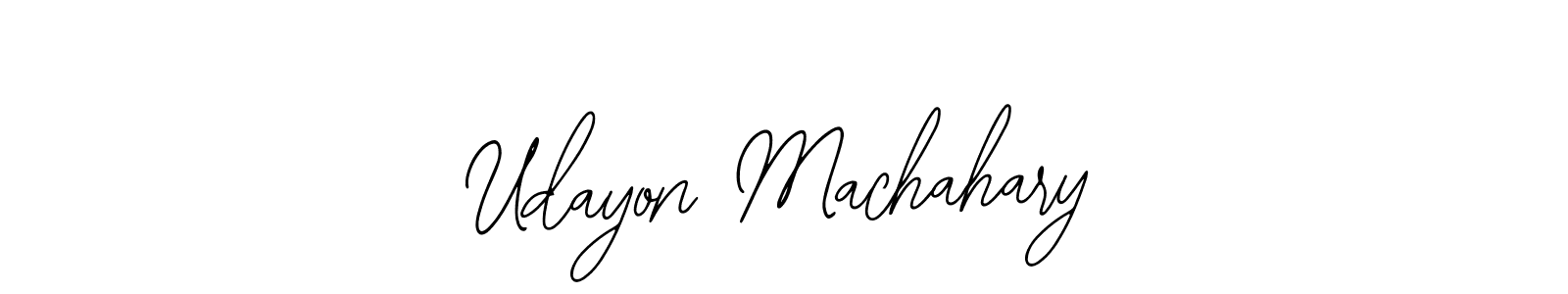 How to make Udayon Machahary signature? Bearetta-2O07w is a professional autograph style. Create handwritten signature for Udayon Machahary name. Udayon Machahary signature style 12 images and pictures png