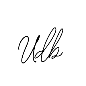 You should practise on your own different ways (Bearetta-2O07w) to write your name (Udb) in signature. don't let someone else do it for you. Udb signature style 12 images and pictures png