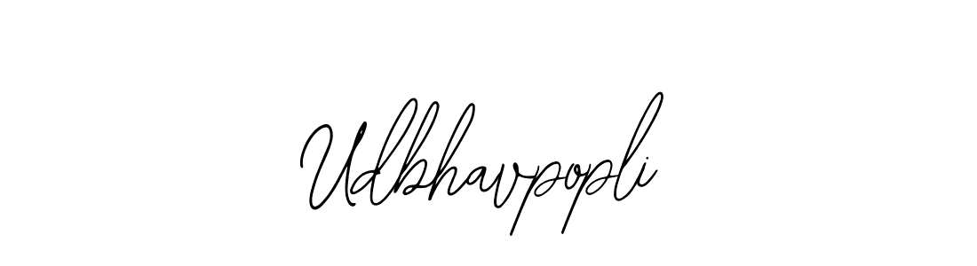 Design your own signature with our free online signature maker. With this signature software, you can create a handwritten (Bearetta-2O07w) signature for name Udbhavpopli. Udbhavpopli signature style 12 images and pictures png