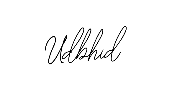 Make a beautiful signature design for name Udbhid. With this signature (Bearetta-2O07w) style, you can create a handwritten signature for free. Udbhid signature style 12 images and pictures png