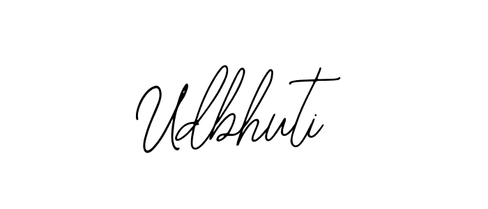 Create a beautiful signature design for name Udbhuti. With this signature (Bearetta-2O07w) fonts, you can make a handwritten signature for free. Udbhuti signature style 12 images and pictures png