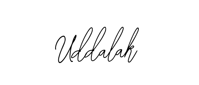 Make a beautiful signature design for name Uddalak. Use this online signature maker to create a handwritten signature for free. Uddalak signature style 12 images and pictures png