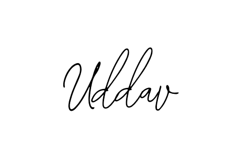 Design your own signature with our free online signature maker. With this signature software, you can create a handwritten (Bearetta-2O07w) signature for name Uddav. Uddav signature style 12 images and pictures png