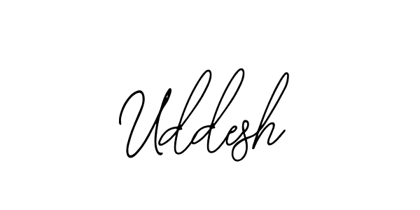 Create a beautiful signature design for name Uddesh. With this signature (Bearetta-2O07w) fonts, you can make a handwritten signature for free. Uddesh signature style 12 images and pictures png