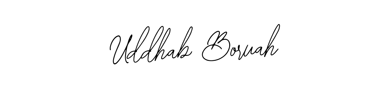 Design your own signature with our free online signature maker. With this signature software, you can create a handwritten (Bearetta-2O07w) signature for name Uddhab Boruah. Uddhab Boruah signature style 12 images and pictures png