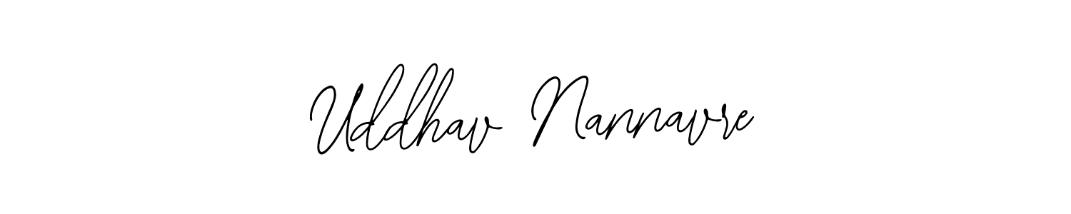 Create a beautiful signature design for name Uddhav Nannavre. With this signature (Bearetta-2O07w) fonts, you can make a handwritten signature for free. Uddhav Nannavre signature style 12 images and pictures png