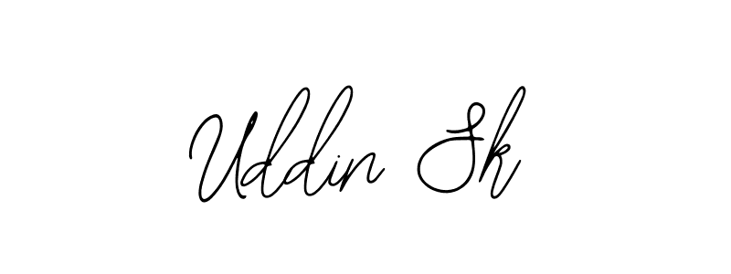 if you are searching for the best signature style for your name Uddin Sk. so please give up your signature search. here we have designed multiple signature styles  using Bearetta-2O07w. Uddin Sk signature style 12 images and pictures png