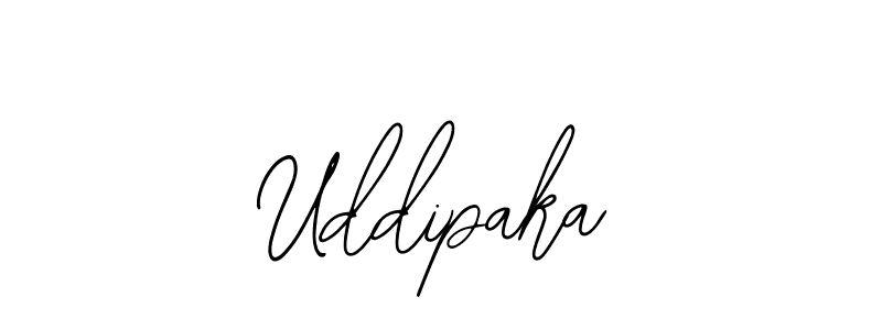 Create a beautiful signature design for name Uddipaka. With this signature (Bearetta-2O07w) fonts, you can make a handwritten signature for free. Uddipaka signature style 12 images and pictures png