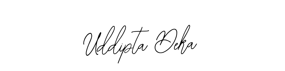 This is the best signature style for the Uddipta Deka name. Also you like these signature font (Bearetta-2O07w). Mix name signature. Uddipta Deka signature style 12 images and pictures png