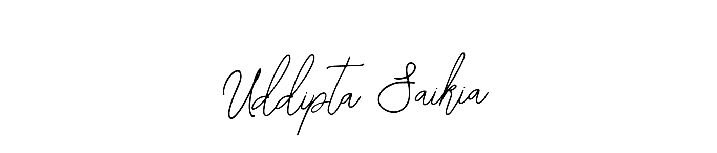 How to make Uddipta Saikia signature? Bearetta-2O07w is a professional autograph style. Create handwritten signature for Uddipta Saikia name. Uddipta Saikia signature style 12 images and pictures png