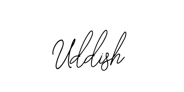 Uddish stylish signature style. Best Handwritten Sign (Bearetta-2O07w) for my name. Handwritten Signature Collection Ideas for my name Uddish. Uddish signature style 12 images and pictures png