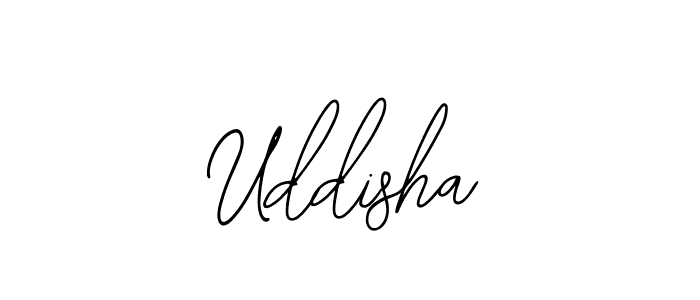 Also we have Uddisha name is the best signature style. Create professional handwritten signature collection using Bearetta-2O07w autograph style. Uddisha signature style 12 images and pictures png