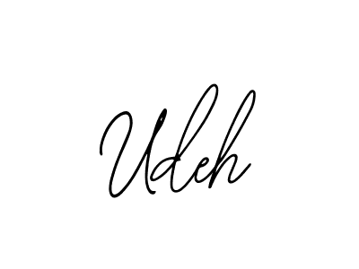 Similarly Bearetta-2O07w is the best handwritten signature design. Signature creator online .You can use it as an online autograph creator for name Udeh. Udeh signature style 12 images and pictures png