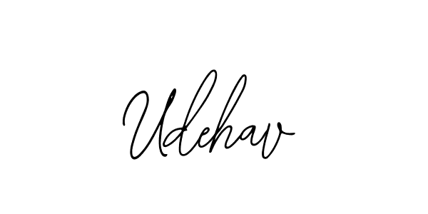 Design your own signature with our free online signature maker. With this signature software, you can create a handwritten (Bearetta-2O07w) signature for name Udehav. Udehav signature style 12 images and pictures png