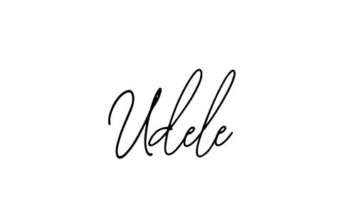 Similarly Bearetta-2O07w is the best handwritten signature design. Signature creator online .You can use it as an online autograph creator for name Udele. Udele signature style 12 images and pictures png