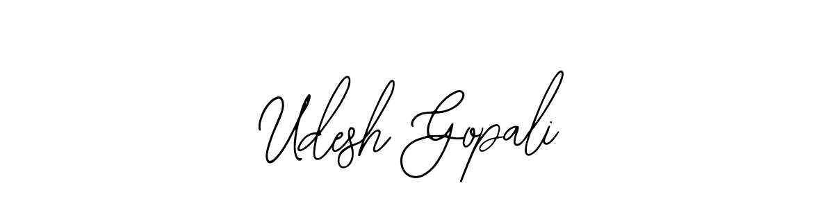 This is the best signature style for the Udesh Gopali name. Also you like these signature font (Bearetta-2O07w). Mix name signature. Udesh Gopali signature style 12 images and pictures png