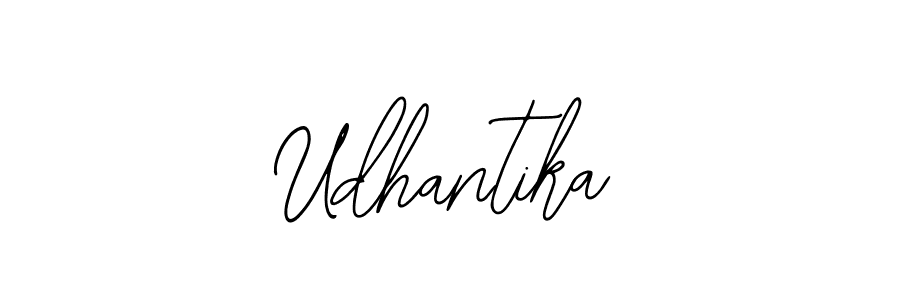 Make a beautiful signature design for name Udhantika. With this signature (Bearetta-2O07w) style, you can create a handwritten signature for free. Udhantika signature style 12 images and pictures png